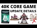 BIG 40K News - Balance Dataslate in Two Weeks? OC0 Units Can't Do Actions, Points + Admech Update
