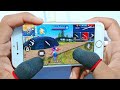 Iphone 6s Free Fire Gameplay test full max settings HUD+DPI+ MACRO 1 gb  old testing rose color