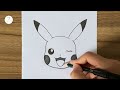 How to draw Pikachu  || Beginners drawing tutorials step by step || easy drawings step by step