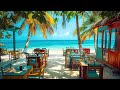 Beach Coffee Space - Bossa Nova Jazz Music & Ocean Wave Sounds for a Refreshing and Energetic Mood