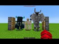 warden + ferrous wroughtnaut + iron golems in Minecraft