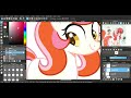 Mlp Speedpaint For Demonic_Cuphead