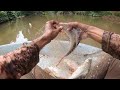 tahan jaring ikan sungai hasil padu pesta ikan(part 2) (#eps71)