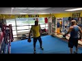 Bully Travels an Hour  to the Boxing Gym And  Challenges The Boxing Coach
