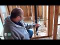 Plumbing: Rough in top out inspection in a single family residence