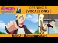 Boruto OP 8 - [VOCALS ONLY] - 