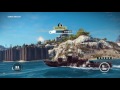 Epic naval battle and shore bombardmen,  Just Cause 3