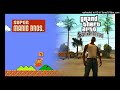 Grand Theft Auto San Andreas X Super Mario Bros - Main Theme/Overworld Mashup