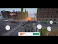 game: tank blowing up a car