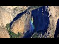 Rare Yosemite Falls Rainbow Phenomenon in Real Time, Yosemite National Park, California