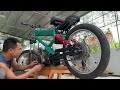 The Genius Mechanic Assembles BMX Motorbikes With The Items He Has, Captivating Millions Of People