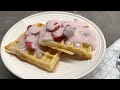 COTTAGE CHEESE WAFFLES - easy protein breakfast