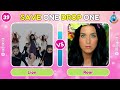 KPOP VS POP ❣️ Save One Drop One🎵 [MEGA CHALLENGE] 🥵😜