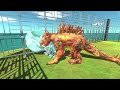 Thermonuclear Shimo Vs. Ice Kaiju monsters - Animal Revolt Battle Simulator