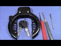 (picking 579) The power of raking wafer locks - bicycle rear wheel lock picked and raked