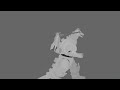 Heisei mechagodzilla short and lazy test (animation)