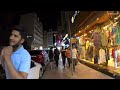Bur Dubai Streets Night Life, Dubai Streets Walking Tour 4k 2022