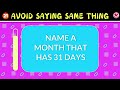 Avoid Saying The Same Thing As Me 🤔 #5 | Quiz Ruby