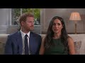 Prince Harry and Meghan Markle's first interview together - tape replay