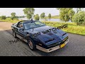 Driving the Dutch river-dikes Beautiful Scenery Pontiac TransAm Part-2 4K HDR