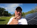 Cleaning Our Ground Mount Solar Panel 2024
