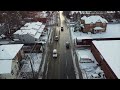 TORONTO & Scarborough - First SNOW Day - Drone FOOTAGE - NOV 16, 2022 - LOFI Hiphop & AMBIENT