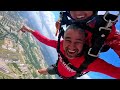 Ultimate Tandem Skydive, Beautiful Skydive supported by his amazing family.