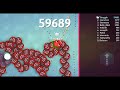 I reached 80,000+ points in snake.io🐍in the shortest possible time🐍Collect big score from the MAP🐍