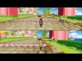 Mario Kart Wii - 2 Player gameplay