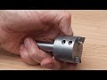 HOW TO MAKE FACE MILLING CUTTER WITH EDGED INSERTS