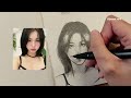 How to Draw Heads with LOOMIS METHOD ✍🏻🍵 pencil sketch tutorial