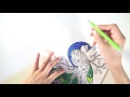 #6 ASMR : Coloring with Markers ( No Talking )