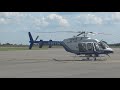 Bell 407 Landing at the Clarksville Regional Airport and Jet Center