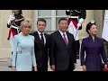 French President Macron hosts official state dinner for Chinese President Xi