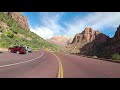 Riding into Zion National Park on motorcycle part 1