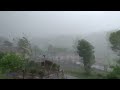 Asleep in 2 Minutes Sleep Amidst Severe Storm, Heavy Rain, and Powerful Thunder in the Village ⛈️