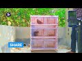 How To Make Pigeon House With Three Floors || Pigeon House Making Video || Pigeon Loft | Pigeon Nest