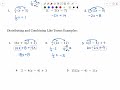 Equations and Inequalities Day 2: Distributive Property
