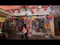 Walking in Wan Chai, Hong Kong | Exploring Tai Yuen Street Market | 4K 60FPS ASMR