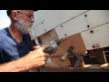 Wooden Boat Building - scarfing boat planks with a chainsaw and custom saw