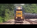 Almost 2 Hrs of Foreign Power / Lease Engines on CSX & NS Trains