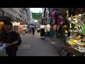 Hong Kong's Fa Yuen Street Market at Sunset | Mong Kok | 4K 60FPS Walking Tour