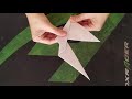 Origami Creative Master - How to make a Shuriken. Ninja Weapon Crafts out of paper | 折り紙 |  종이접기