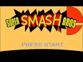 Super Smash Bros 64 Intro : RETRO Version Snes