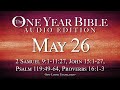 May 26 - One Year Bible Audio Edition