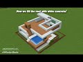 Minecraft: How to Build a Modern House Tutorial (Easy) #42 - Interior in Description!