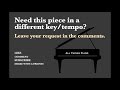 Per la gloria d'adorarvi (G. Bononcini) - G Major Piano Accompaniment - Karaoke