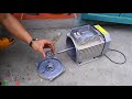 How to turn a 2.0hp motor into a 250v generator