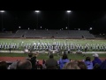 Jefferson Band of Blue at Metro Marching Classic, Kingston stadium 10/12/15