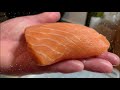 【How to make Salmon Sashimi】From COSTCO to High-end Sushi Master's Quality!銀座の寿司職人が教えるコストコサーモンの仕込み方